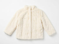 Mayoral 4415 Faux Fur Coat Soja