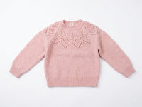 Mayoral 4318 Open Weave Sweater Pastel Mez
