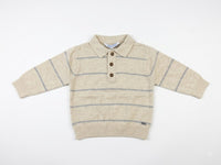 Mayoral Moda Infantil Polo Sweater Pedra