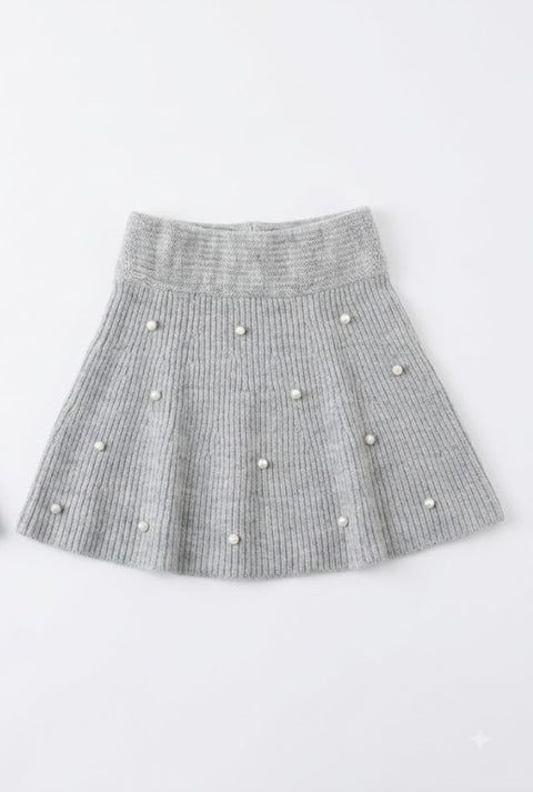 Mayoral Knit Skirt Grey
