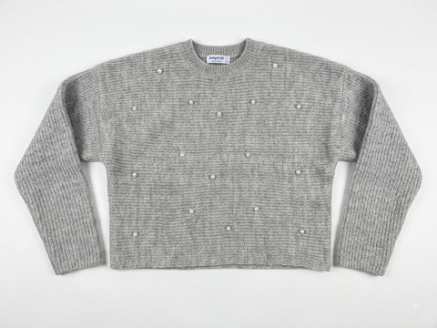 Mayoral 4322 Knit Pearl Sweater