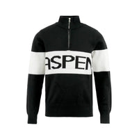 Aspen 3/4 Zip Sweater -Black