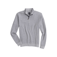 Johnnie O Skiles 1/4 Zip Sweatshirt- Light Gray