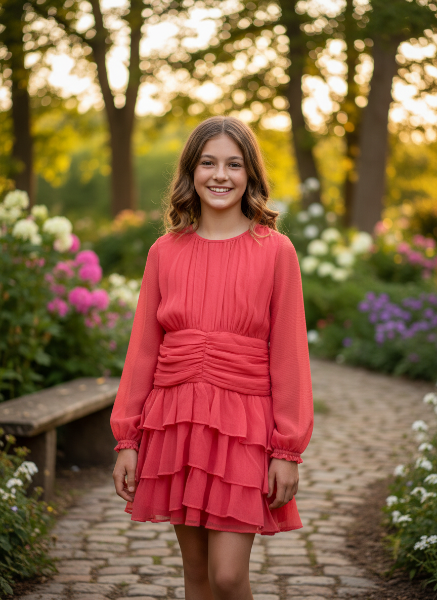 Katie J Morgan Dress Raspberry