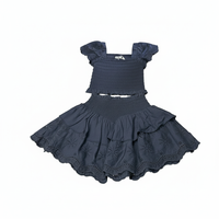 Katie J Navy Top/Skirt Set Navy
