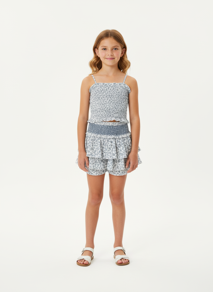Katie J Top Skort Set Bluto
