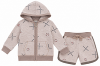 Cozii Hoodie/Shorts Baseball Set