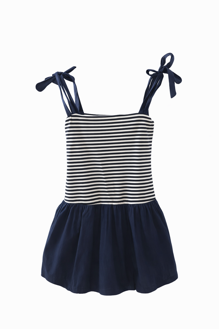 Lil Olin Bubble Dress Navy