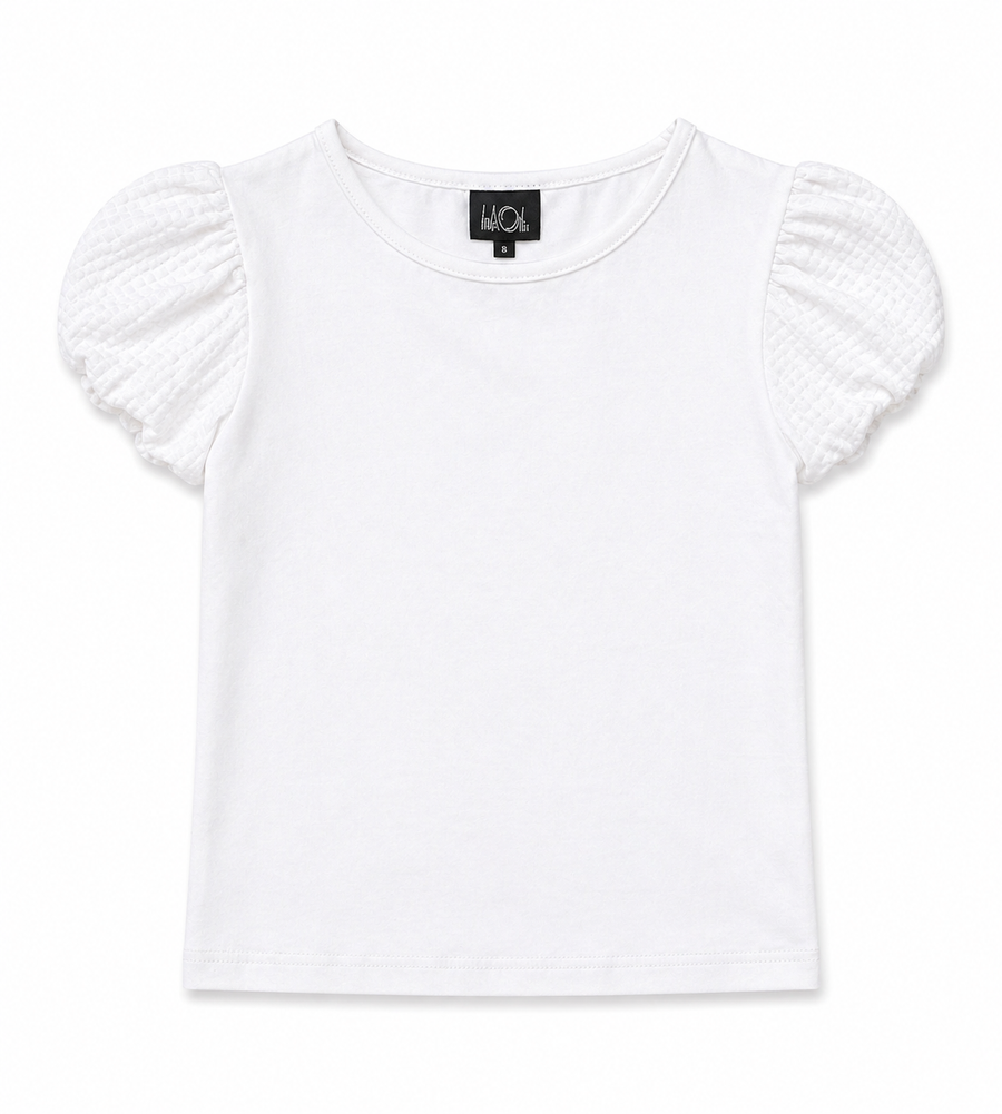 Lil Olin Puff SL Top White