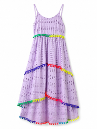 Lola Pom Dress Lavender