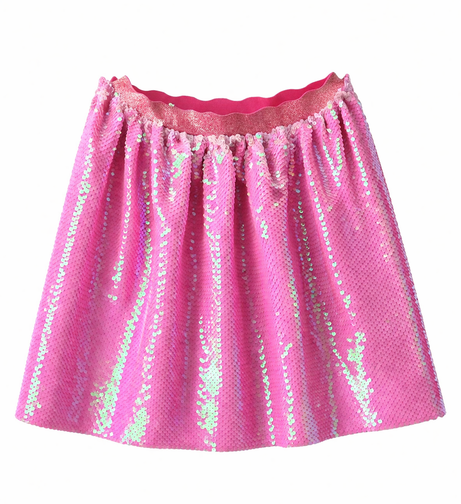 Lola Sequin Skirt Pink