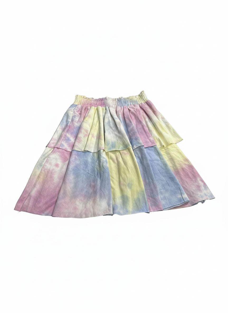 Lola Tiered Skirt Tie Dye