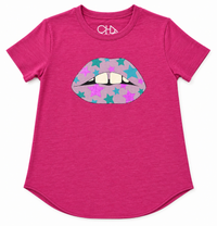 Chaser S/S Crew Star Lips