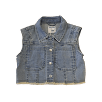 Mayoral 3364 Denim Vest - Medium Denim