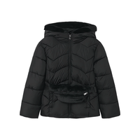 Mayoral Coat with Pouch 7489 - Black