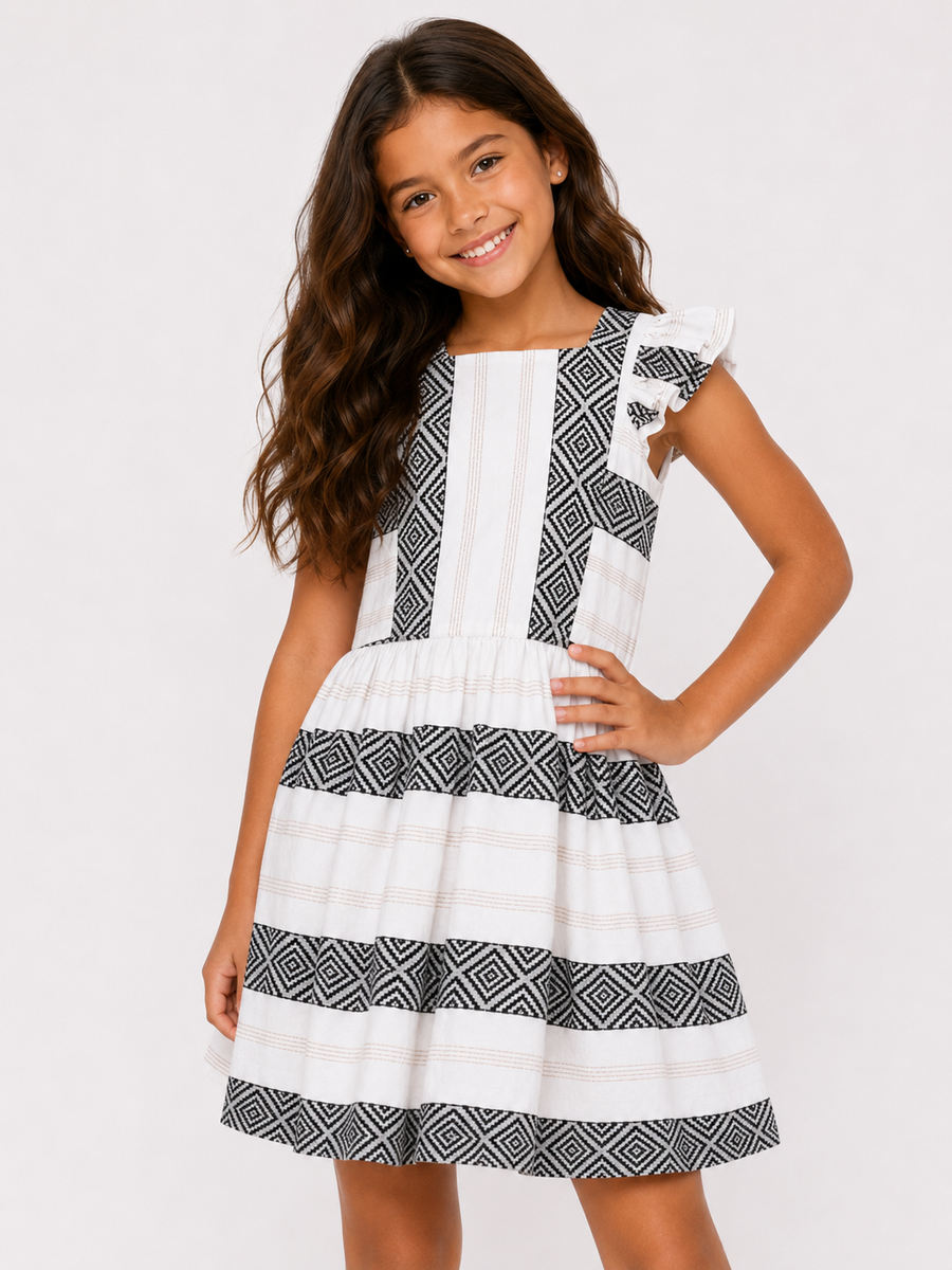 Mayoral 6919 Dress Jacquard