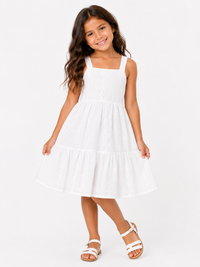 Mayoral Dress 3950 white