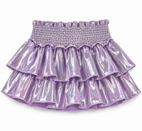 Mia Smocked Skort Purple