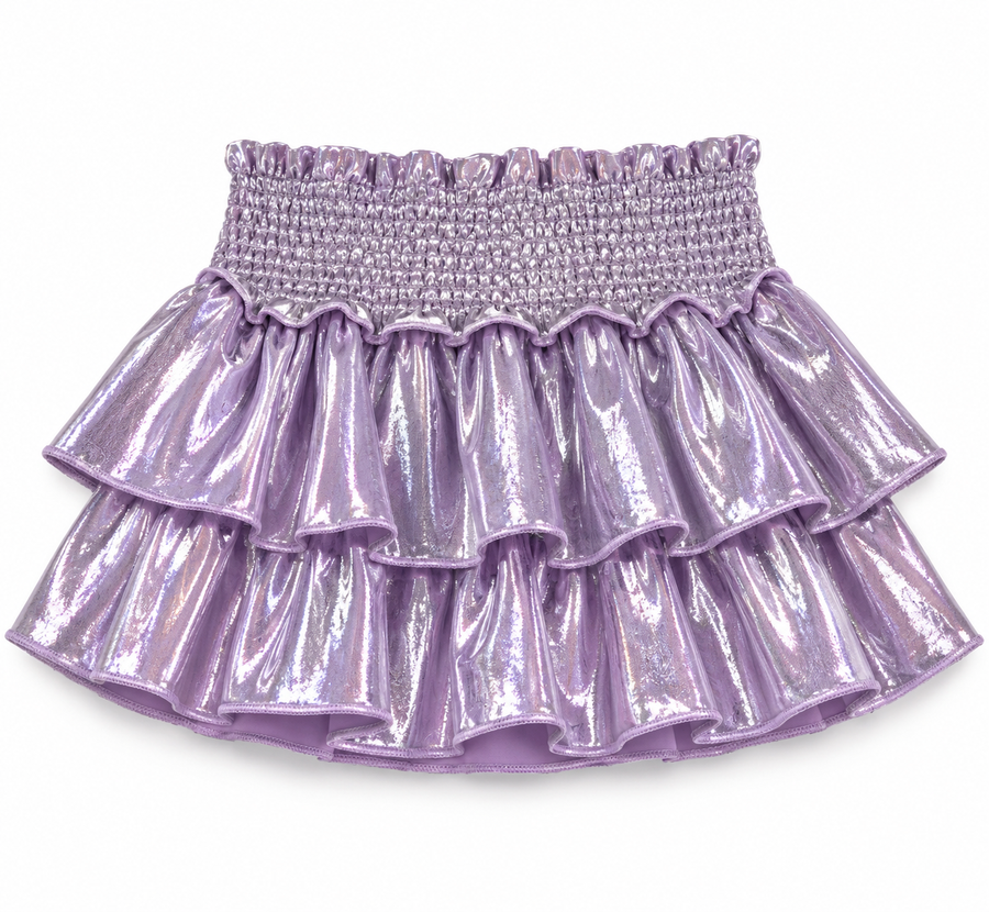 Mia Smocked Skort Purple