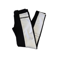 MIA Moto Pants - Black & White
