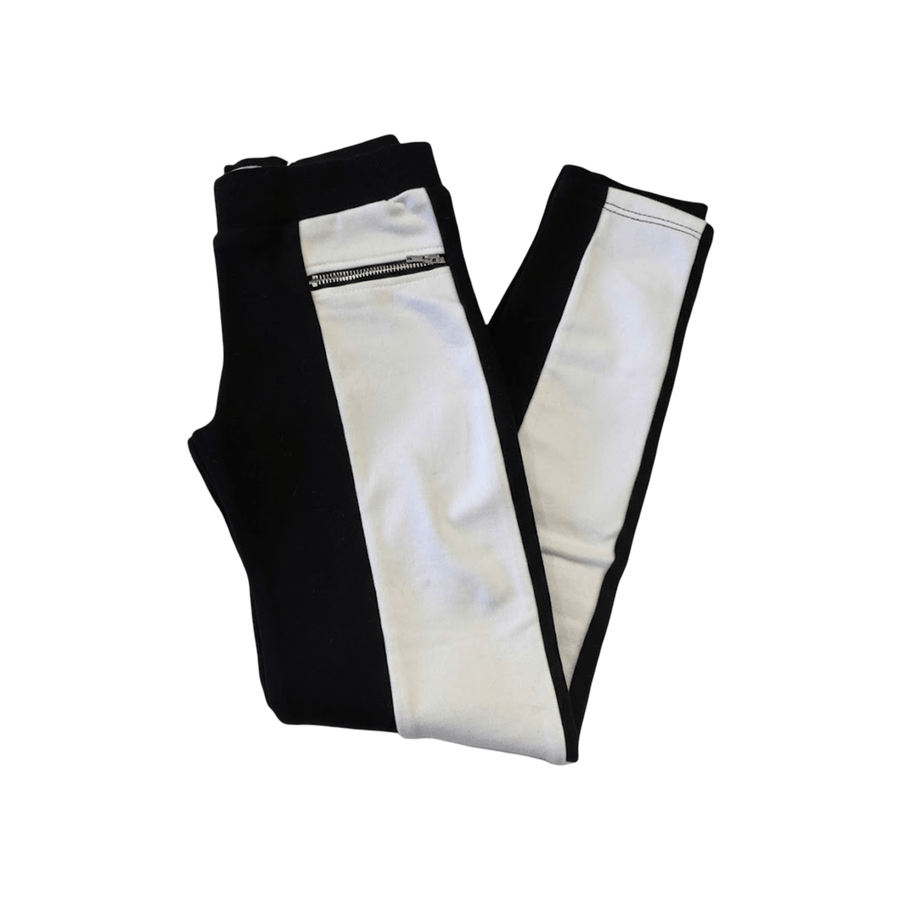 MIA Moto Pants - Black & White