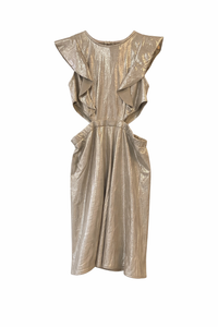 Mia Casecade Dress Silver