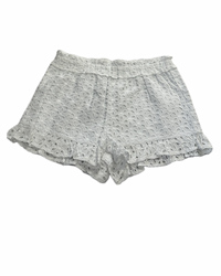 Mia Eyelet Shorts White