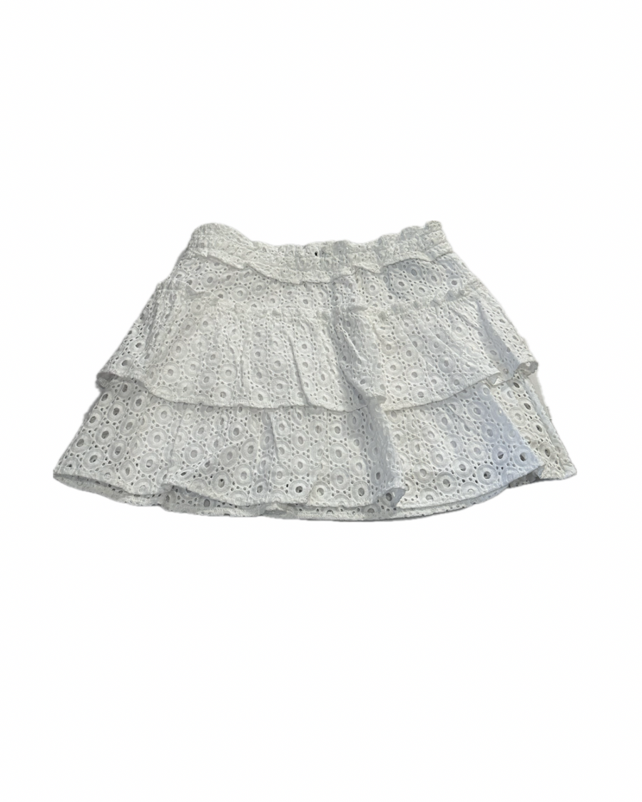 Mia Skirt Eyelet White