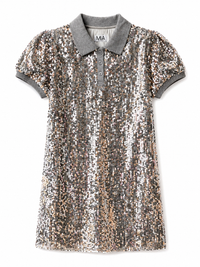 Mia Polo Dress Heather Grey