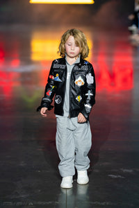 Aspen's Patch Leather Jacket