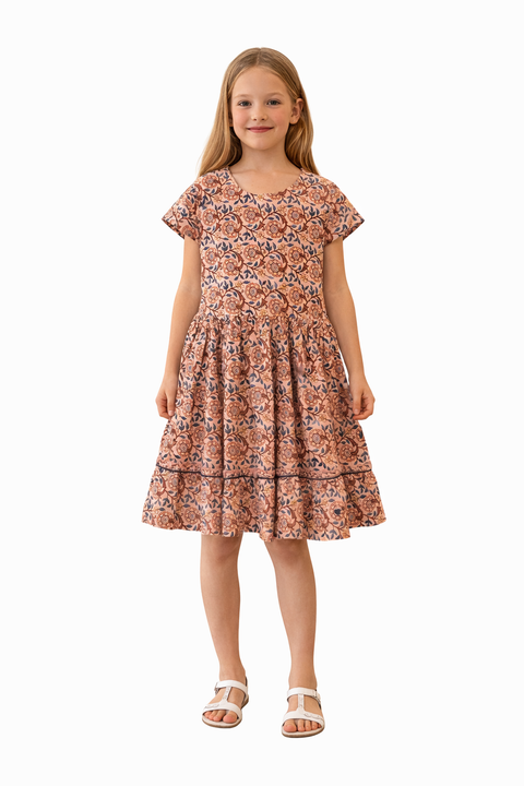 Girls Niley Dress - Pink Blossom