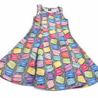 Pixie Twirl Dress Macroon