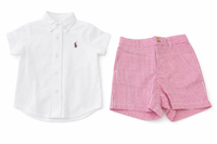 Polo Set White Oxford