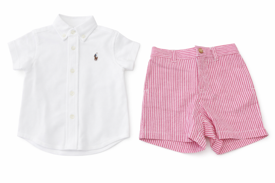 Polo Set White Oxford