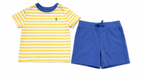 Polo Set Yellow Stripe