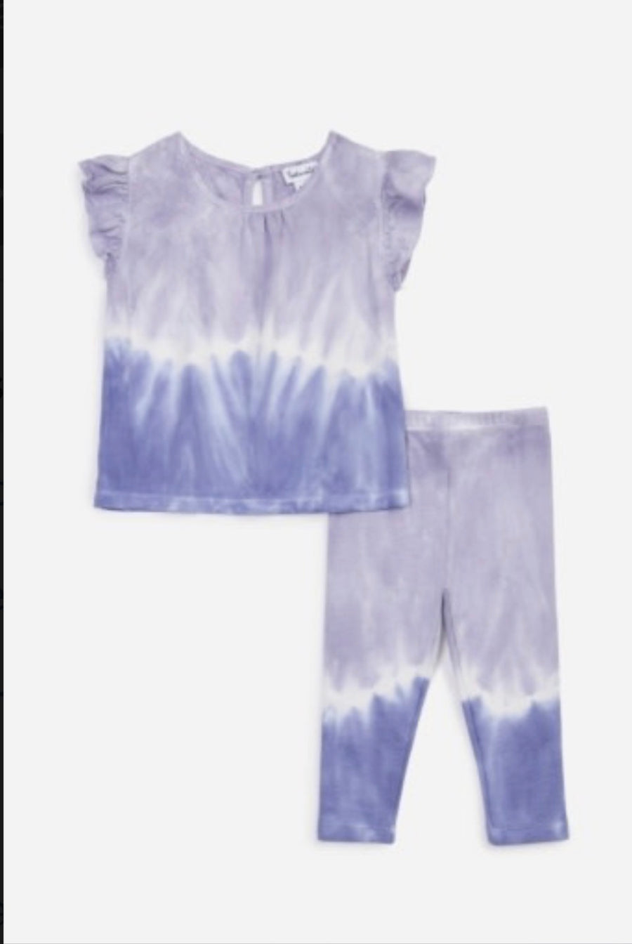 Tie Dye Tank Set Lavender