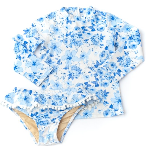 Rashguard Set - Hibiscus Ross