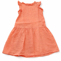 Ruffle Dress Washed Sunset