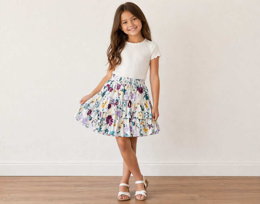 SS Skirt Floral