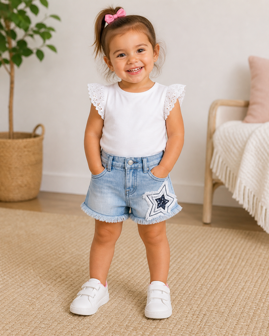SS Star Shorts Denim