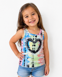 Sara Tank Top Tie Dye Heart