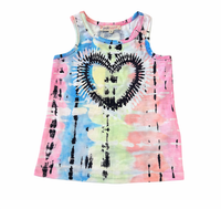Sara Tank Top Tie Dye Heart