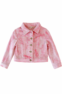 Sara Tie Dye Jacket Pink Love