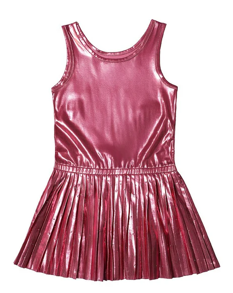 Mia Pleated Dress Pink