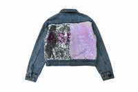 Aspen's sequin Reversible sequin jacket