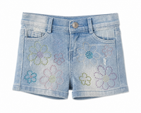 Sequin Short Denim