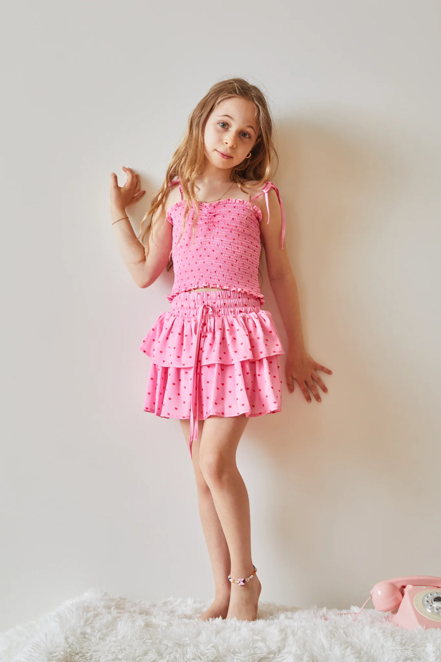 Theme Skort Red Hearts