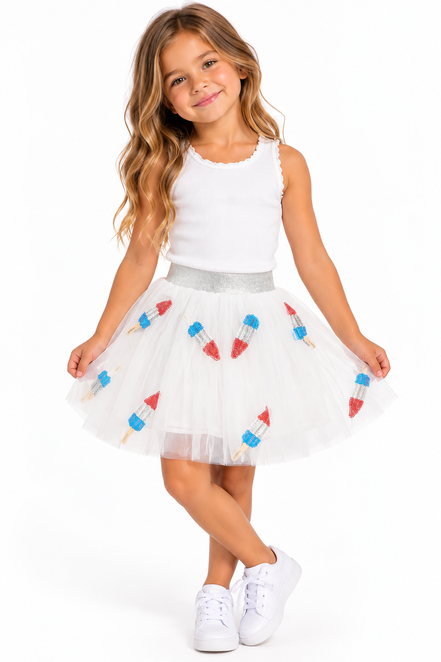 Rocket pop Tutu white