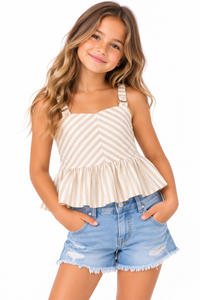 Mayoral 6107 Loose shirt Beige