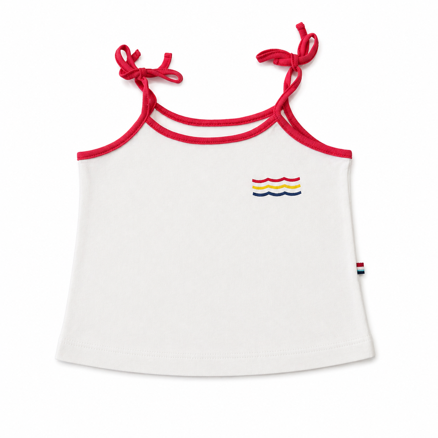 Sol Tank Colorblock Ecru